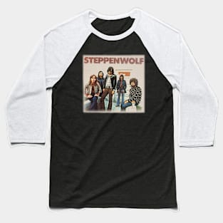 STEPPENWOLF BAND NEW NATURAL COLOUR Baseball T-Shirt